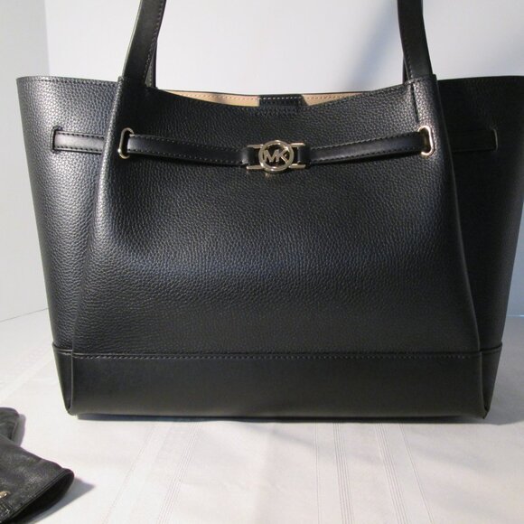 Michael Kors Reed Large Pebbled Leather Tote Bag - Picture 13 of 15